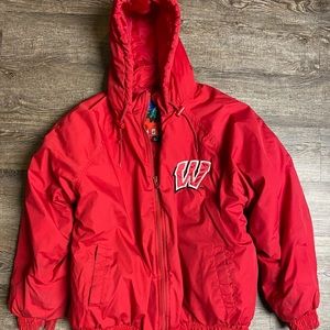 Wisconsin Fans Gear Winter Jacket rare